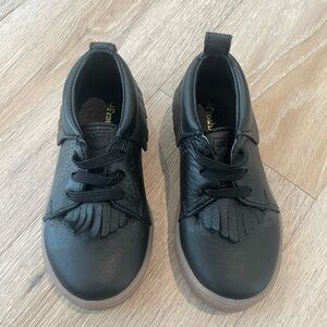 Little boys freshly picked shoes